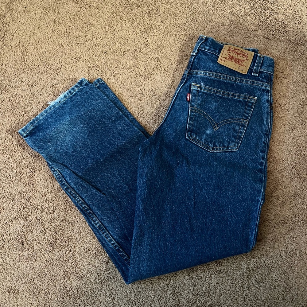 Rare - Vintage Levi's Denim Jeans - 550 Relaxed Fit Student - W27 L28 - Picture 1 of 8